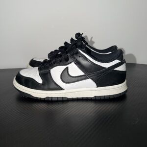 Size 4 for man and size 5.5-6 for woman- Nike Dunk Low Black White